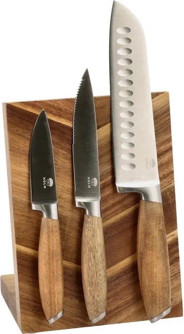 Дървена магнитна поставка за ножове – Holm