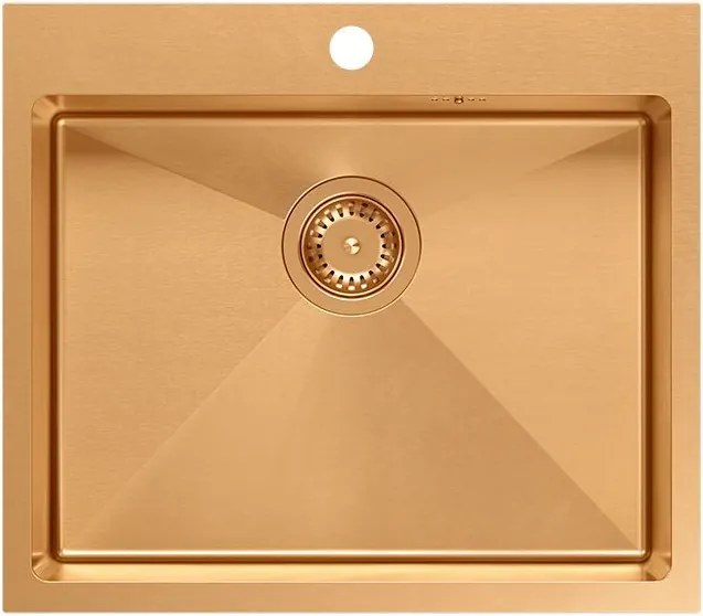 Стоманена мивка RUSSEL 110 Copper