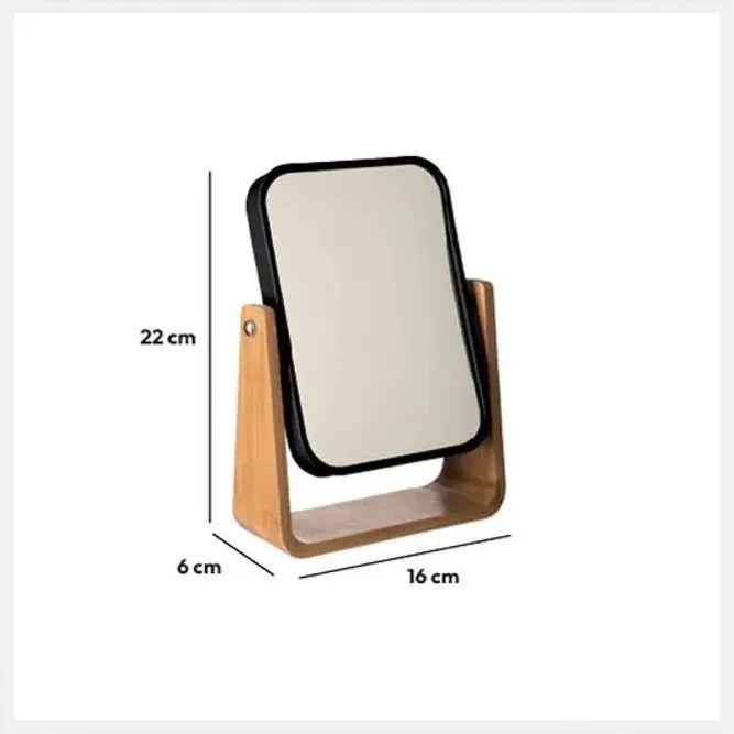 Огледало за баня 5five Natureo, Въртящо - Бял