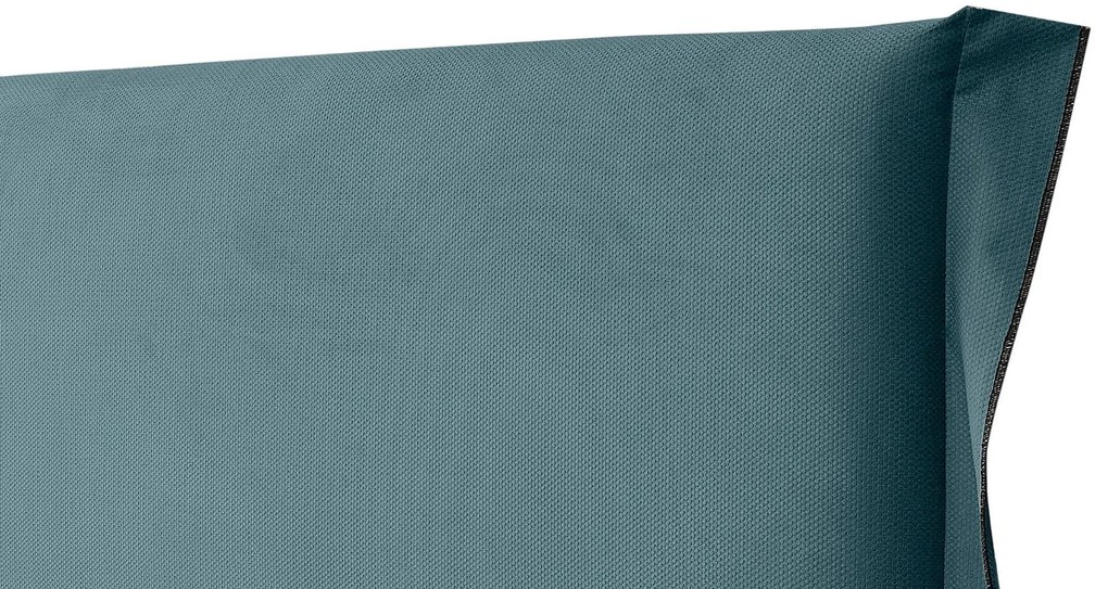 Тапицирано легло Paris-Petrol-110 x 200-Με μηχανισμό ανύψωσης