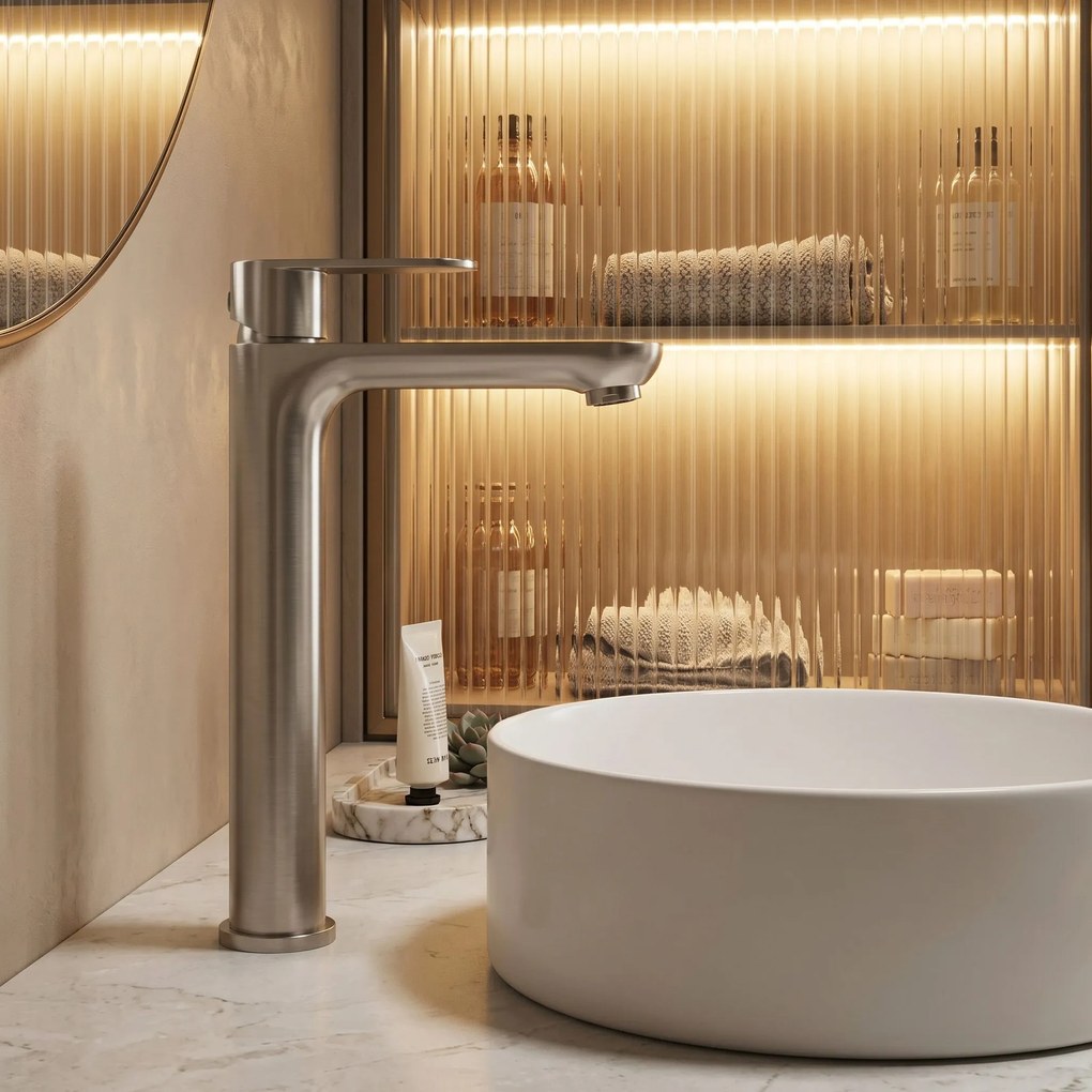 Смесител за баня Rea Logan Brush Nickel