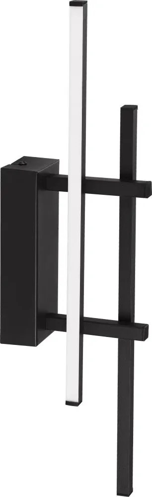 Eglo 902139 - LED стенно осветително тяло TREPILIANO LED/12W/230V черно