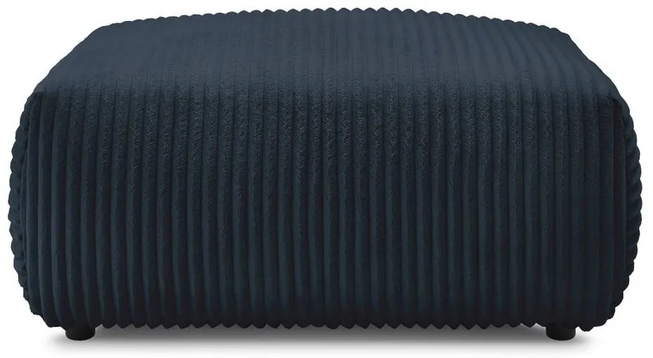 Тъмносиня табуретка от рипсено кадифе Lucien – Bobochic Paris