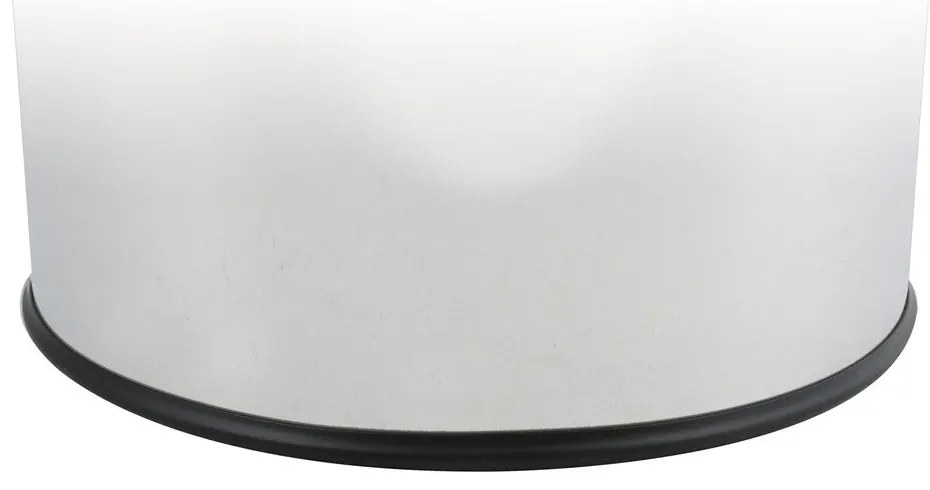 Стоманено кошче за боклук отваряне с докосване в блестящо сребрист цвят 30 l – MSV