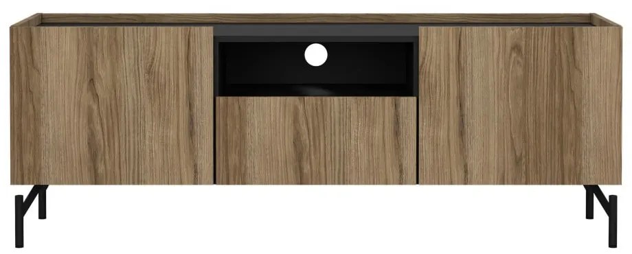 Кафява маса за телевизор от дъбов декор 147x54x41 cm Bergen – Tvilum