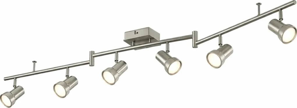 Точково осветително тяло 6xGU10/4,7W/230V матов хром