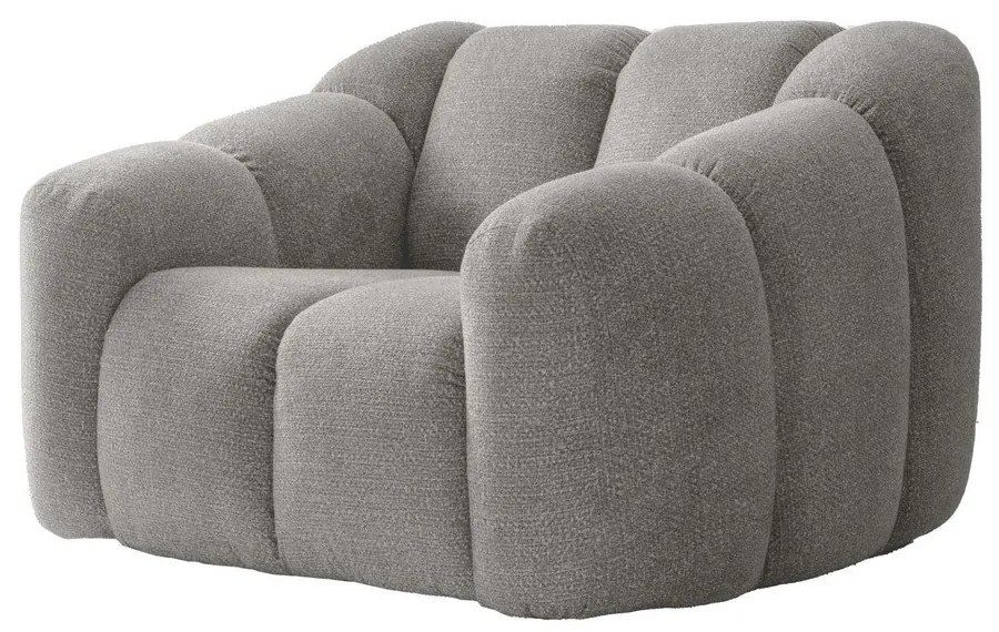 Светлосиво кресло Shell – Miuform