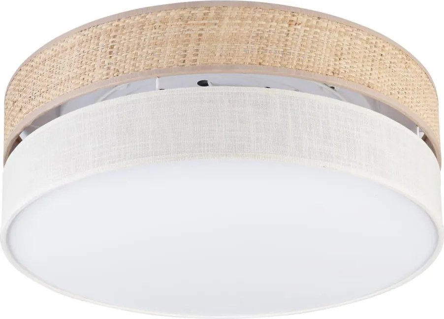 LED таванно осветително тяло SIRJA BOHO LED/36W/230V пр. 45 см бежово/кремаво