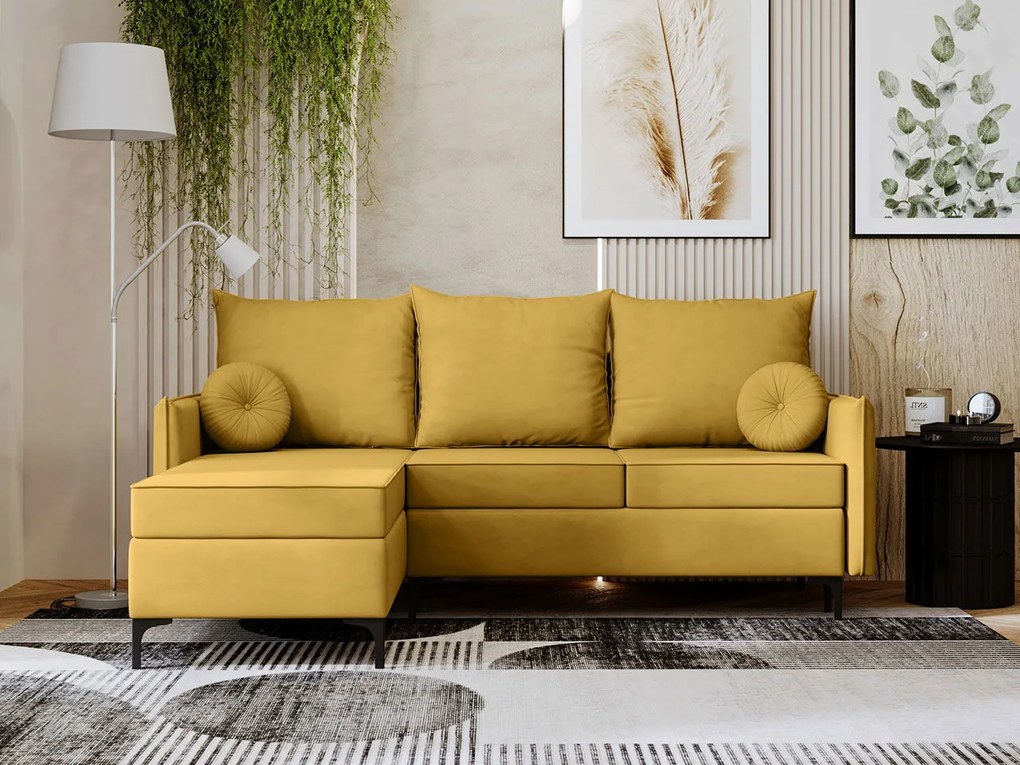 Ъглов диван Leon L-Kitrino-Left