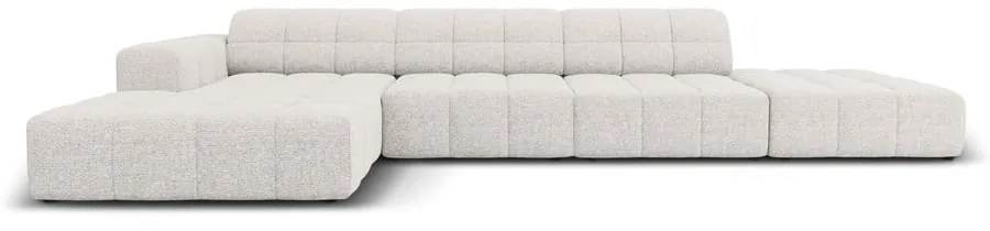 Светлосив ъглов диван (ляв ъгъл) Chicago - Cosmopolitan Design