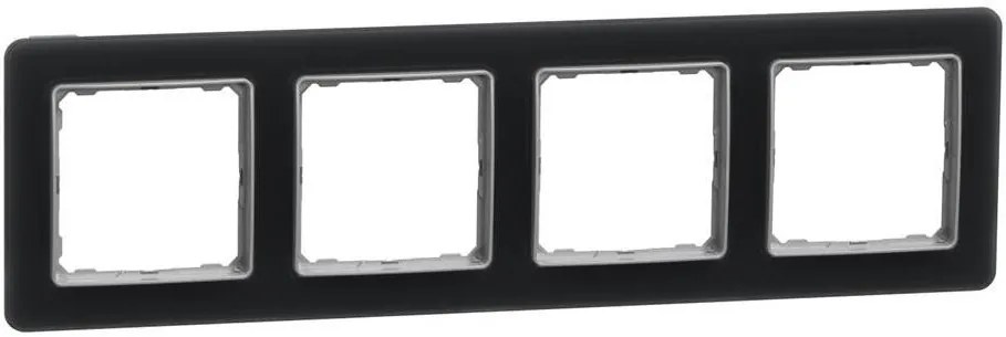 SE Рамка 4х цвят Опушено стъкло Sedna  - SDD362804