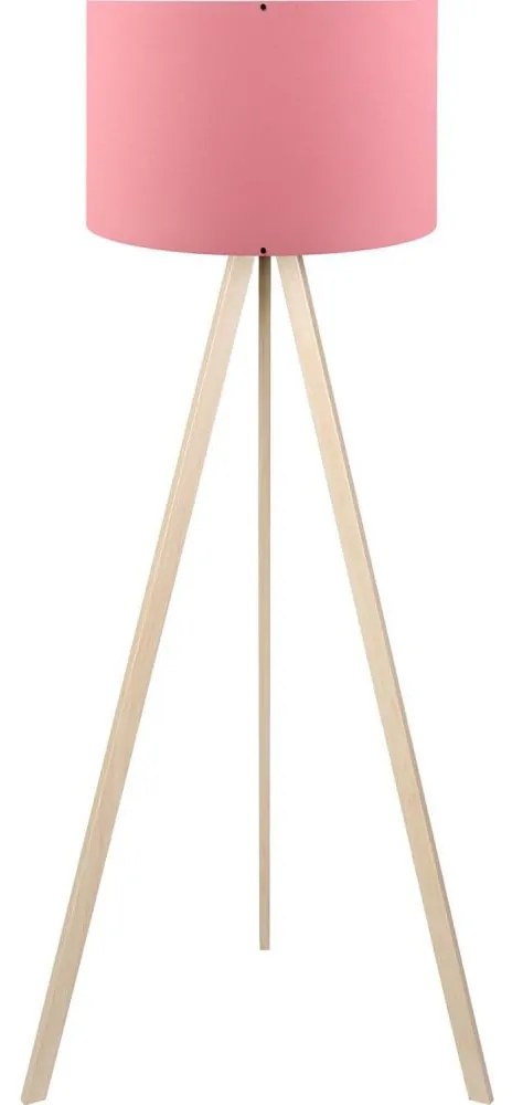 Подова лампа AYD 1xE27/40W/230V розова/бежова