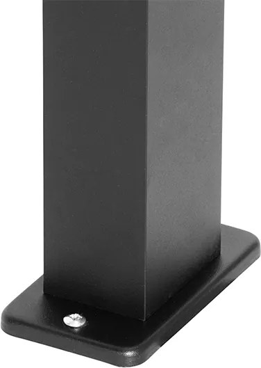 Комплект от 3 смарт външни стоящи лампи черни 65 см IP44 вкл. Zigbee GU10 - Baleno