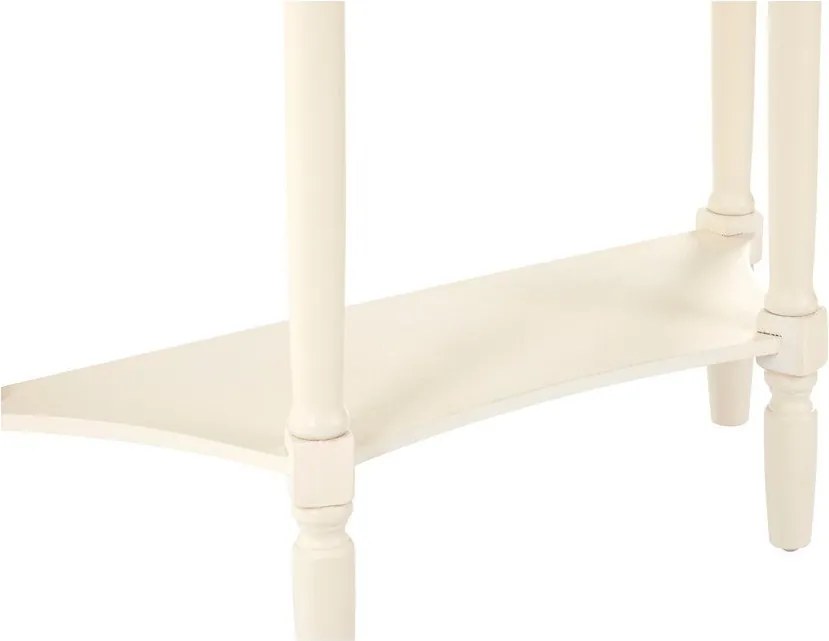 Бяла конзолна маса от масивен бор 33x81 cm Heritage – Premier Housewares