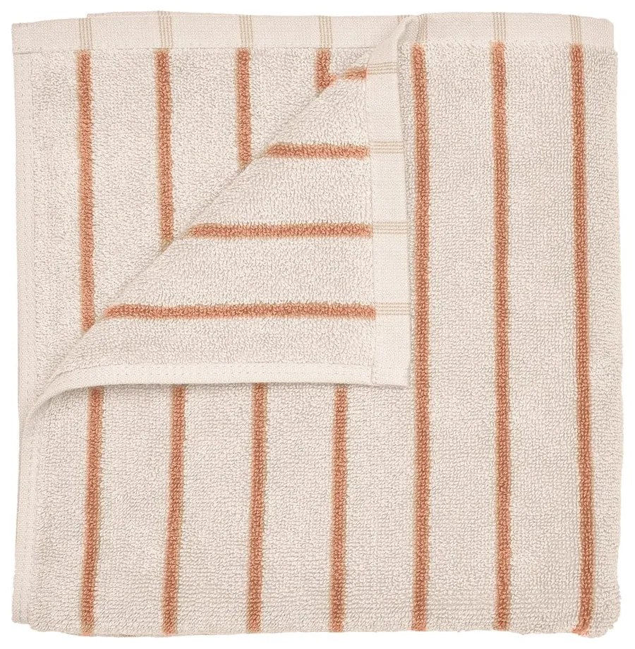 Оранжева/бежова кърпа от органичен памук 50x100 cm Arto – Blomus