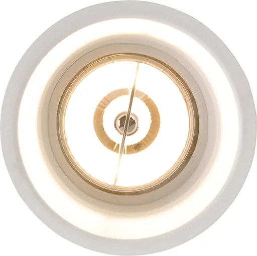 Модерен вграден прожектор Бял GU10 70mm - Dept