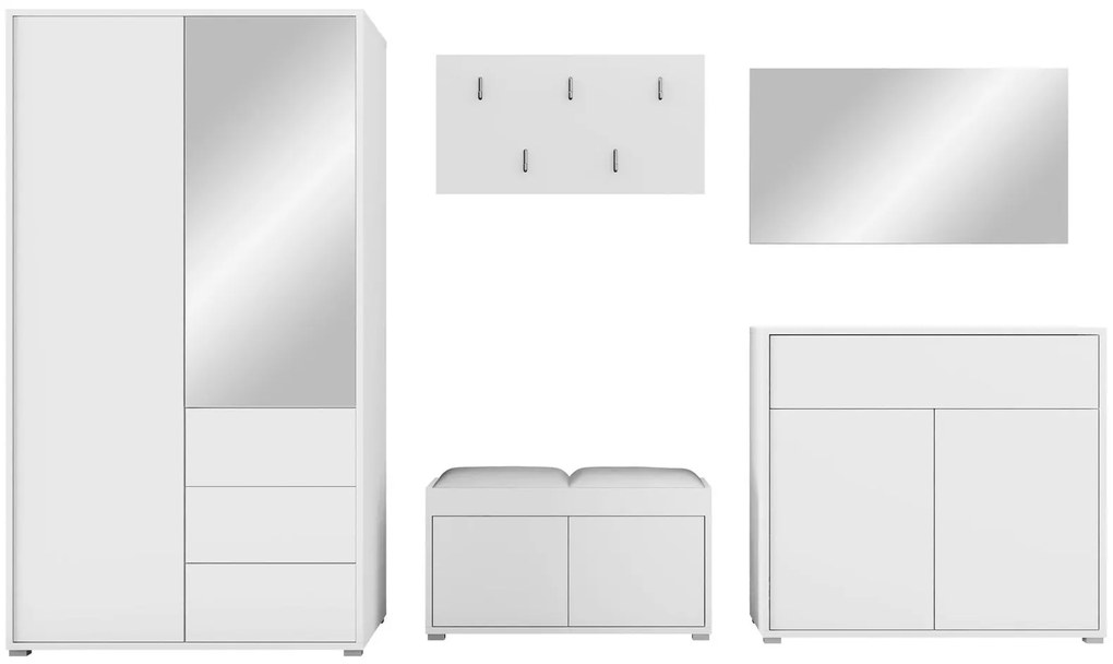 Мебели за антре Gesita V-Leuko