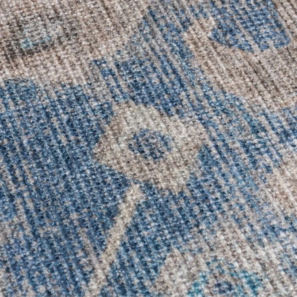 Син килим подходящ за пране 190x290 cm Orelia Global – Flair Rugs