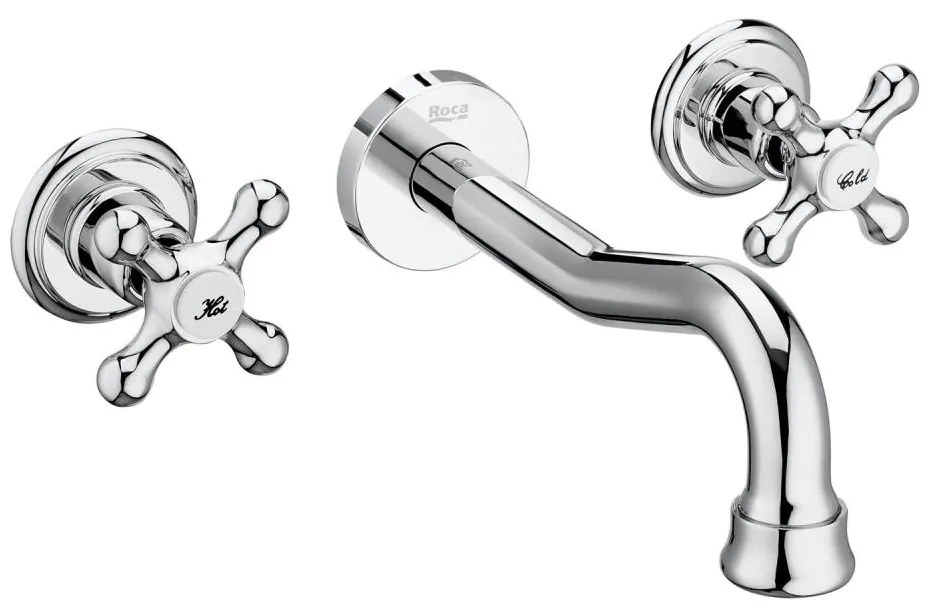 Roca A5A474BC00 - Смесител за мивка за вграден монтаж CARMEN хром