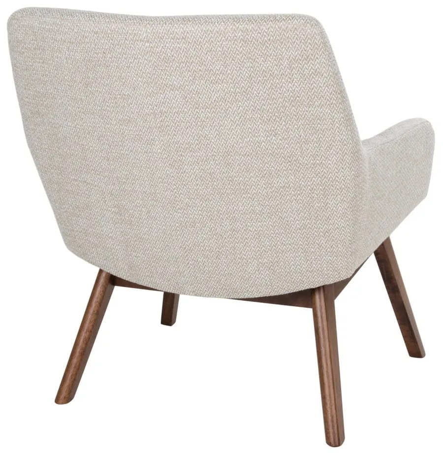 Пясъчнокафяв фотьойл от орехово дърво Лондон - House Nordic