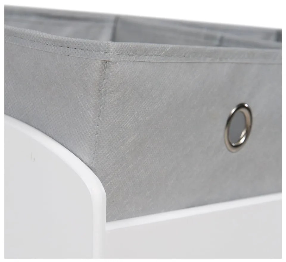 Бял/сив органайзер за детски играчки 63,5x29,5x60 cm Miffy – Roba