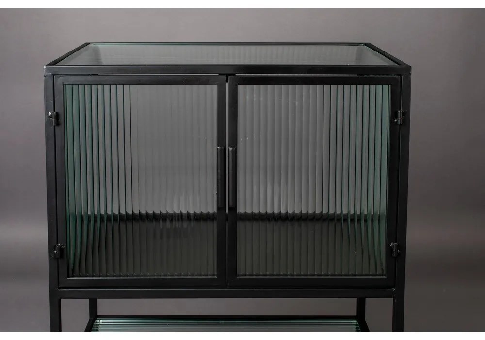 Черен метален шкаф 60x90 cm Boli - Dutchbone