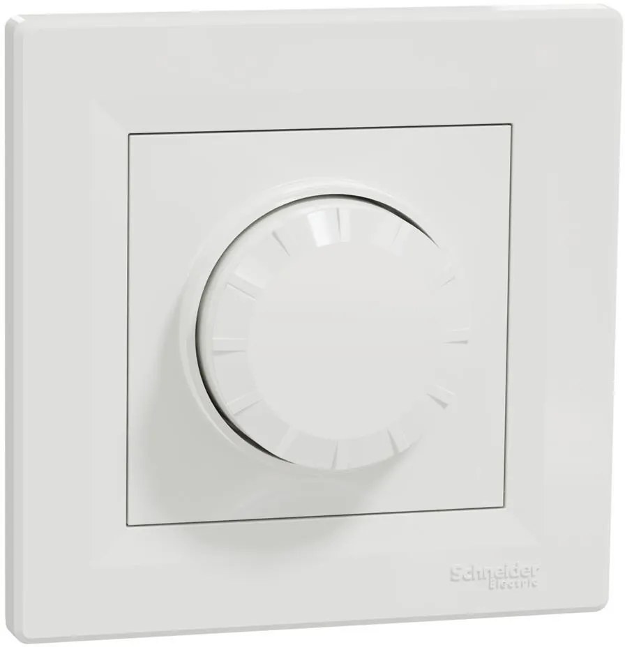 SE Димер ротативен R3-370W LED3-200VA моноблок цвят Бял Asfora  - EPH6800121