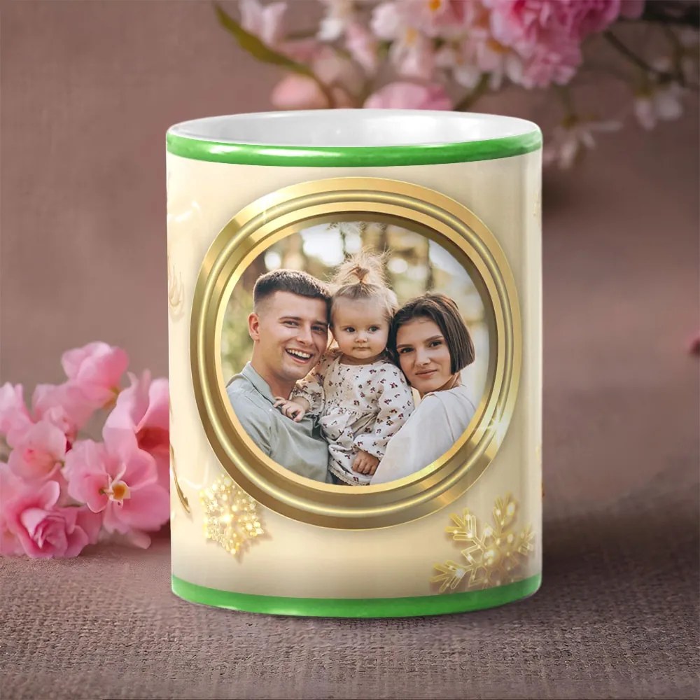 Коледна чаша със снимка 3