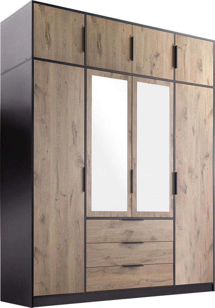 Гардероб 4-врата Lati D4 с таванско