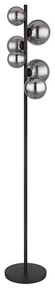 Globo 56133-6S - LED Лампион RIHA 6xG9/3,5W/230V опушен/черен