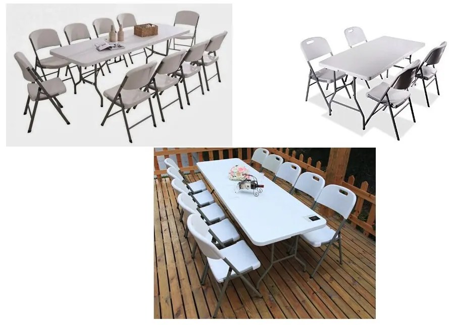 Преференциален комплект от четири кетъринг стола