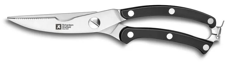 Ножици Richardson Sheffield Artisan Птица Черен Метал (25 x 4 x 1,7 cm) (Pack 6x)