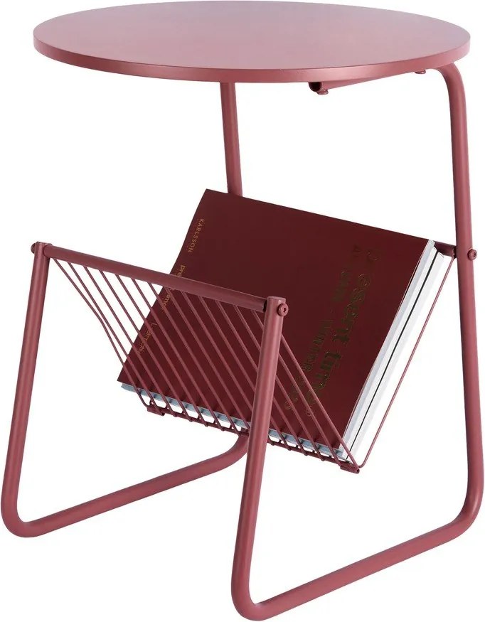 Метална кръгла странична масичка ø 40 cm Riqueza Revista – Leitmotiv