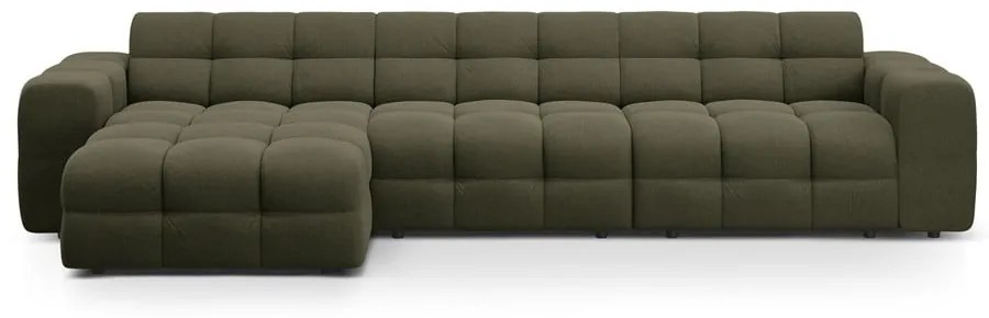 Зелен ъглов диван (ляв ъгъл) Kendal – Micadoni