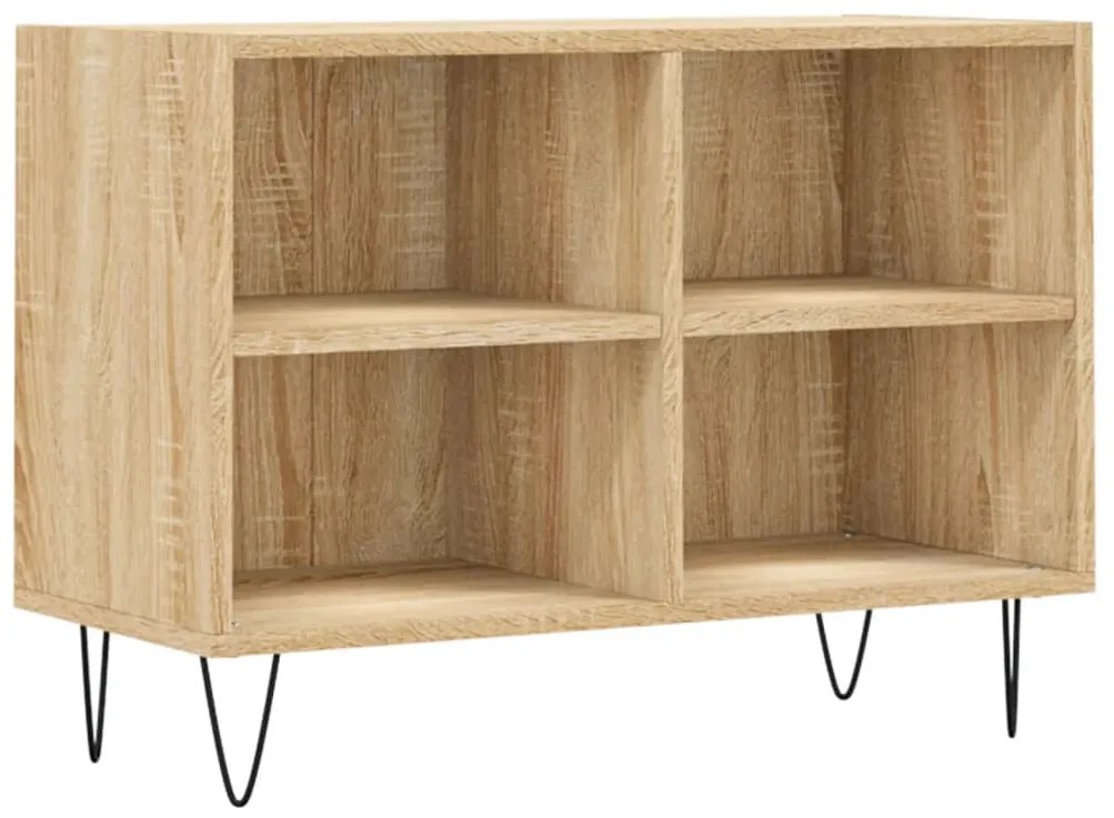 826967 vidaXL ТB шкаф, дъб сонома, 69,5x30x50 см, инженерно дърво