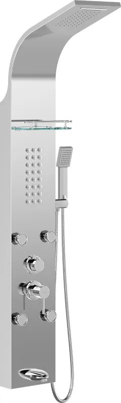 Mexen Adrox душ панел с чучур, хром - 7613-04-00