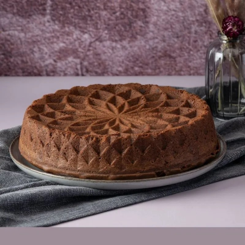 Форма за печене Dr.Oetker Mandala 2557, 26 см, Кръгла, Алуминиева отливка, Розово злато