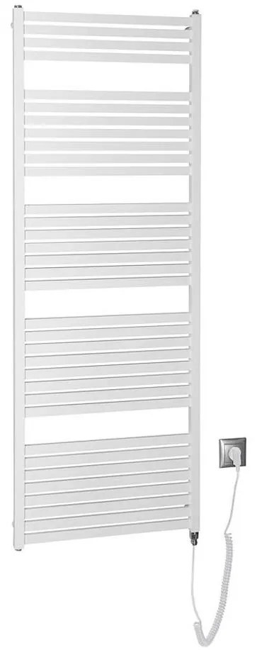 Aqualine - Електрическо оборудване за баня радиатор TONDI-E 800W/230V 169 см бял