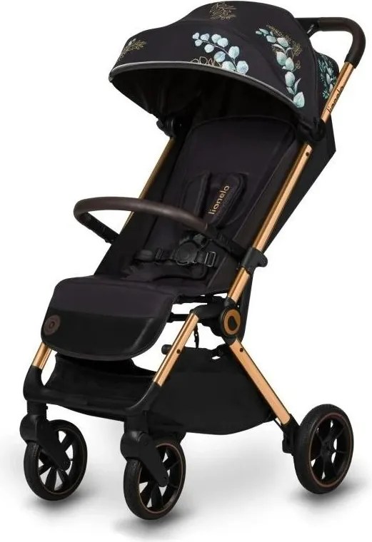 Lionelo - Спортна количка CLOE черна/синя/златна