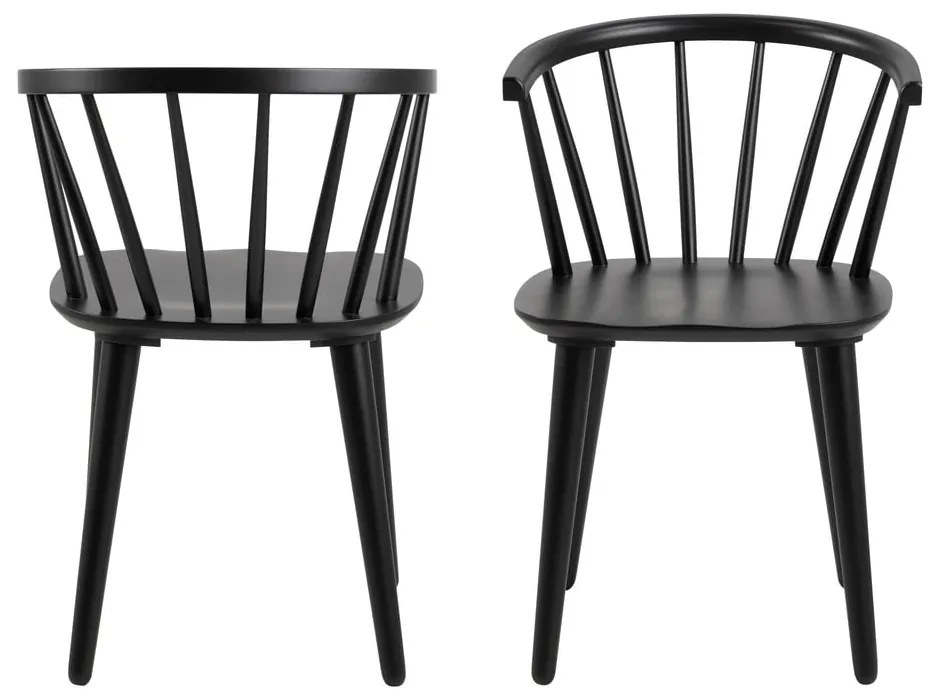 Черен трапезен стол Ida – Actona