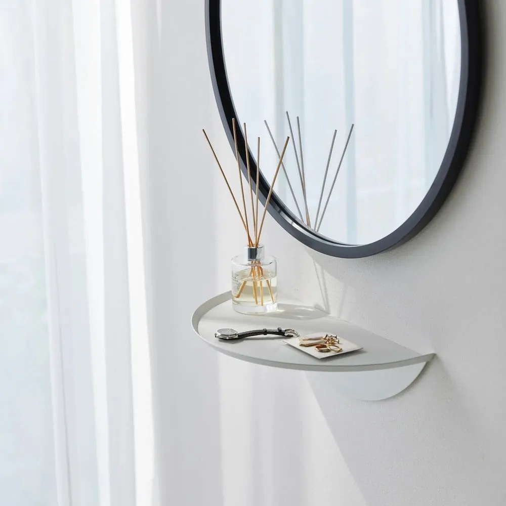 Бял метален стенен рафт 40 cm Tower – YAMAZAKI