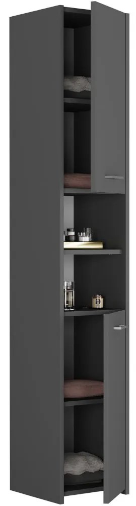 Тесен рафт за баня MODERN L-1 - различни цветови варианти сонома микс бяло