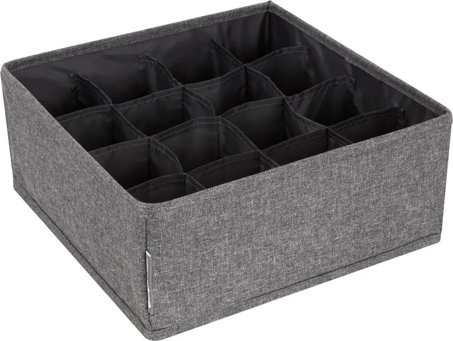 Сив органайзер за чекмеджета с 16 отделения Bigso Box of Sweden Drawer