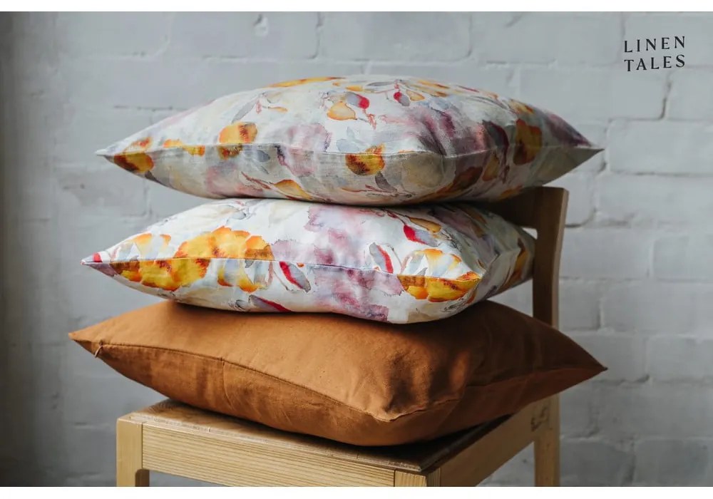 Ленена калъфка за възглавница 45x45 cm Hazelnut – Linen Tales