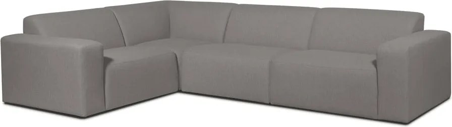 Сив ъглов диван (ляв ъгъл) Roxy - Scandic