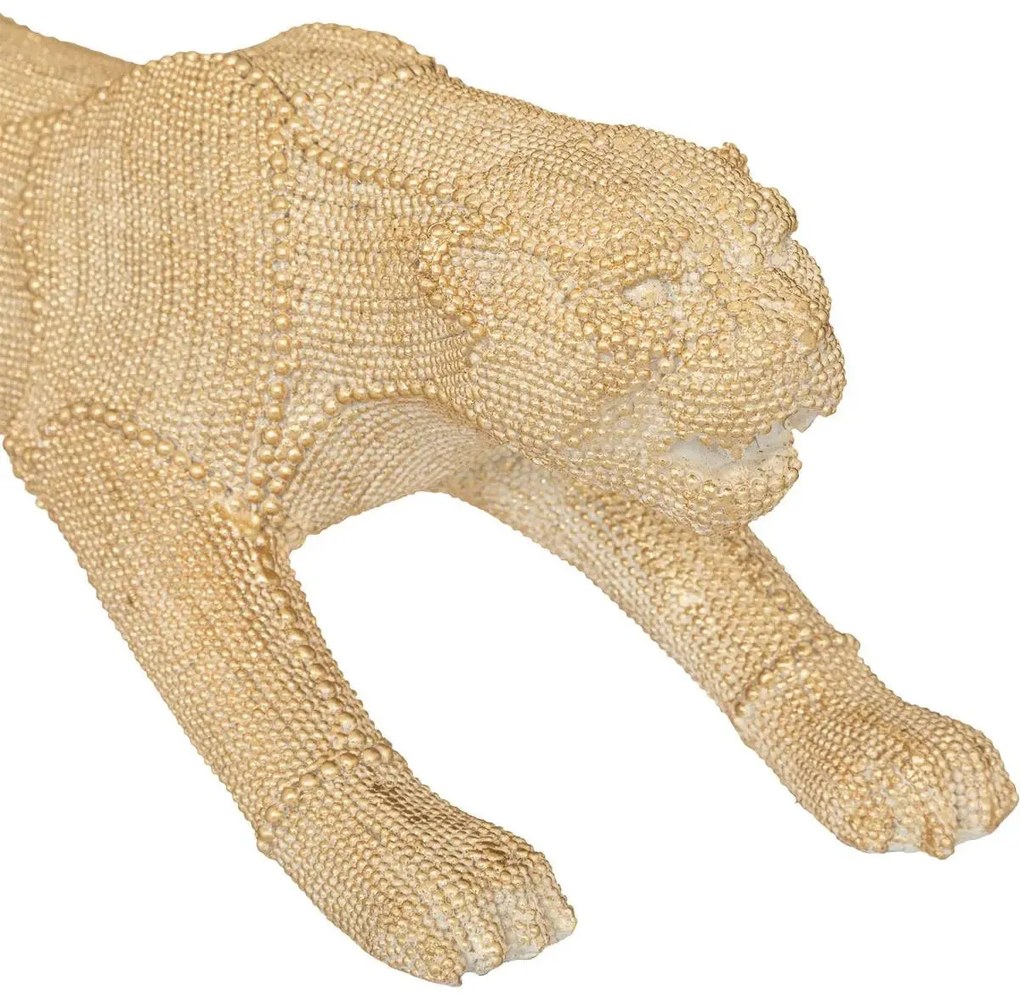 Декоративна фигура atmosphera Dusan, Смола, Златист, 15 cm