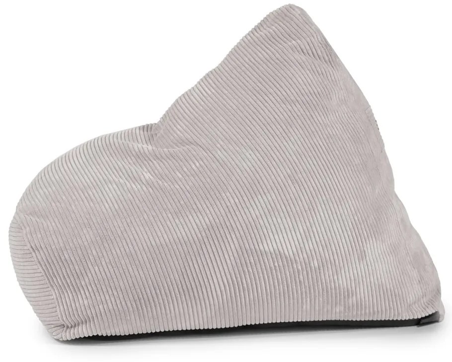 Кремав пуф от рипсено кадифе Snug 100 – SLOWDOWN