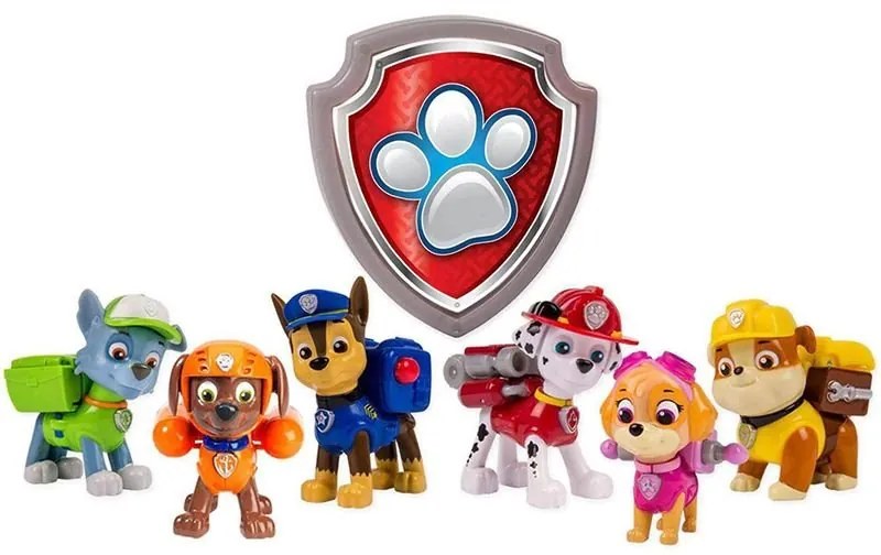 Фигура Spin Master Paw Patrol куче със значка 3400660
