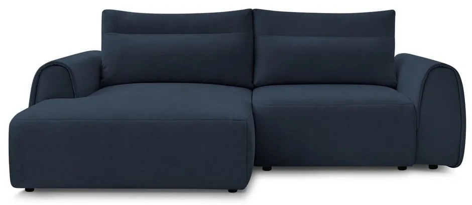Тъмносин ъглов диван Aden – Bobochic Paris