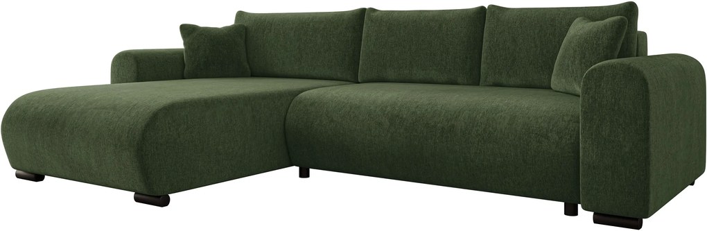 Ъглов диван Merkos-Зелено
